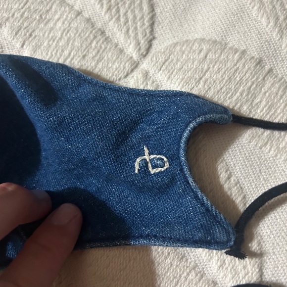 Good used condition, rag and bone denim Blue and Gray Face Masks. - Picture 2 of 5